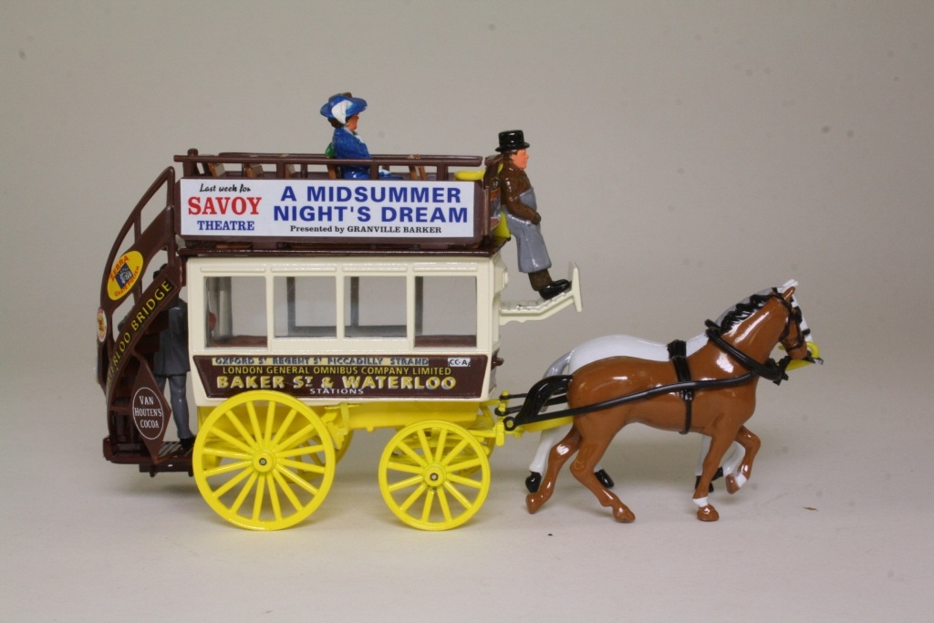 Matchbox Collectibles YSH02; 1886 London Horse-Drawn Omnibus
